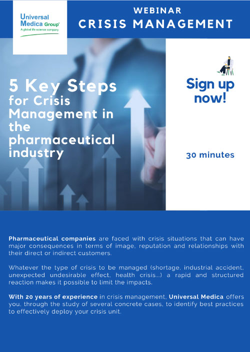 Webinar Crisis management - 5 key steps for Crisis Management in the pharmaceutical industry