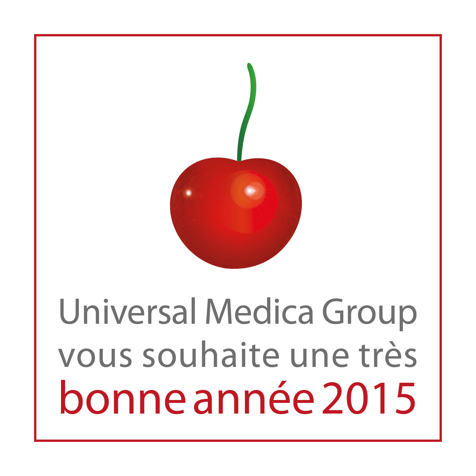 voeux 2015 universal medica group|universal medica group|cherry for lifescience